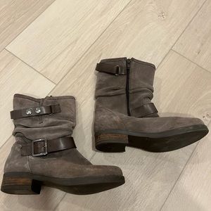 Eric Michael Leather/Suede Booties - European